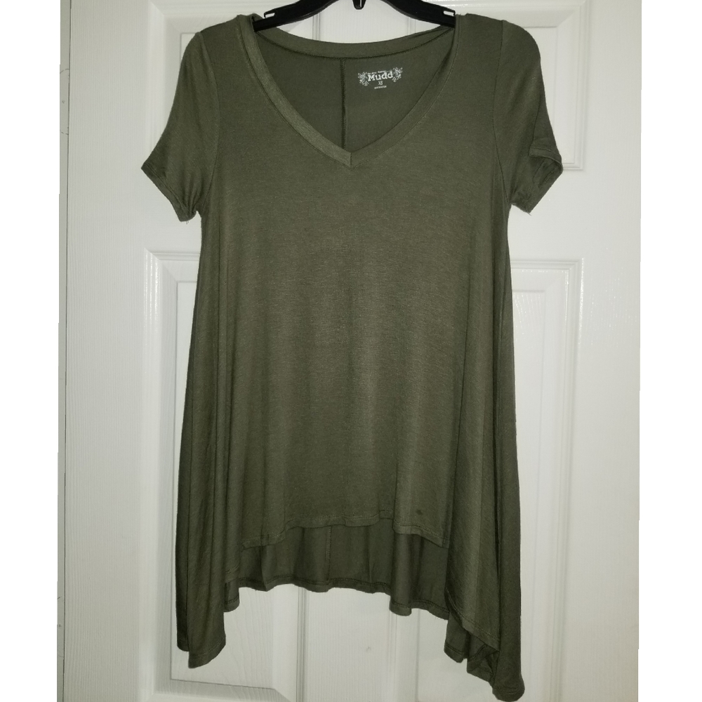 Mudd olive green shirt